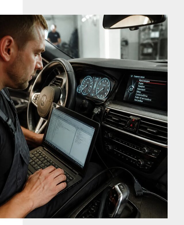 Русификация приборной панели BMW для авто в Карабулаке от компании